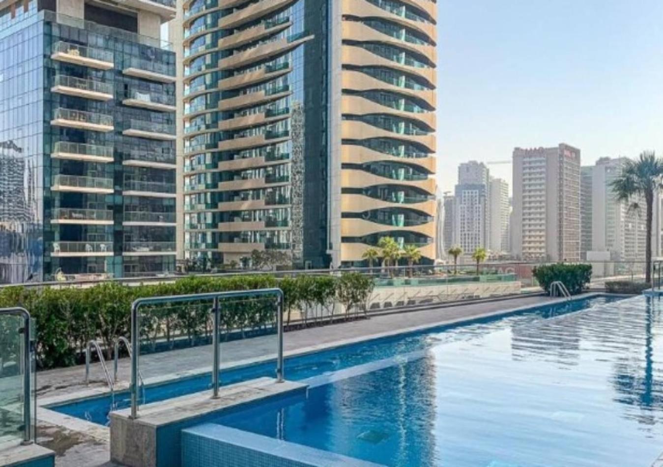 Modern 1Br Apartment, High Floor, Near Dubai Mall Eksteriør bilde