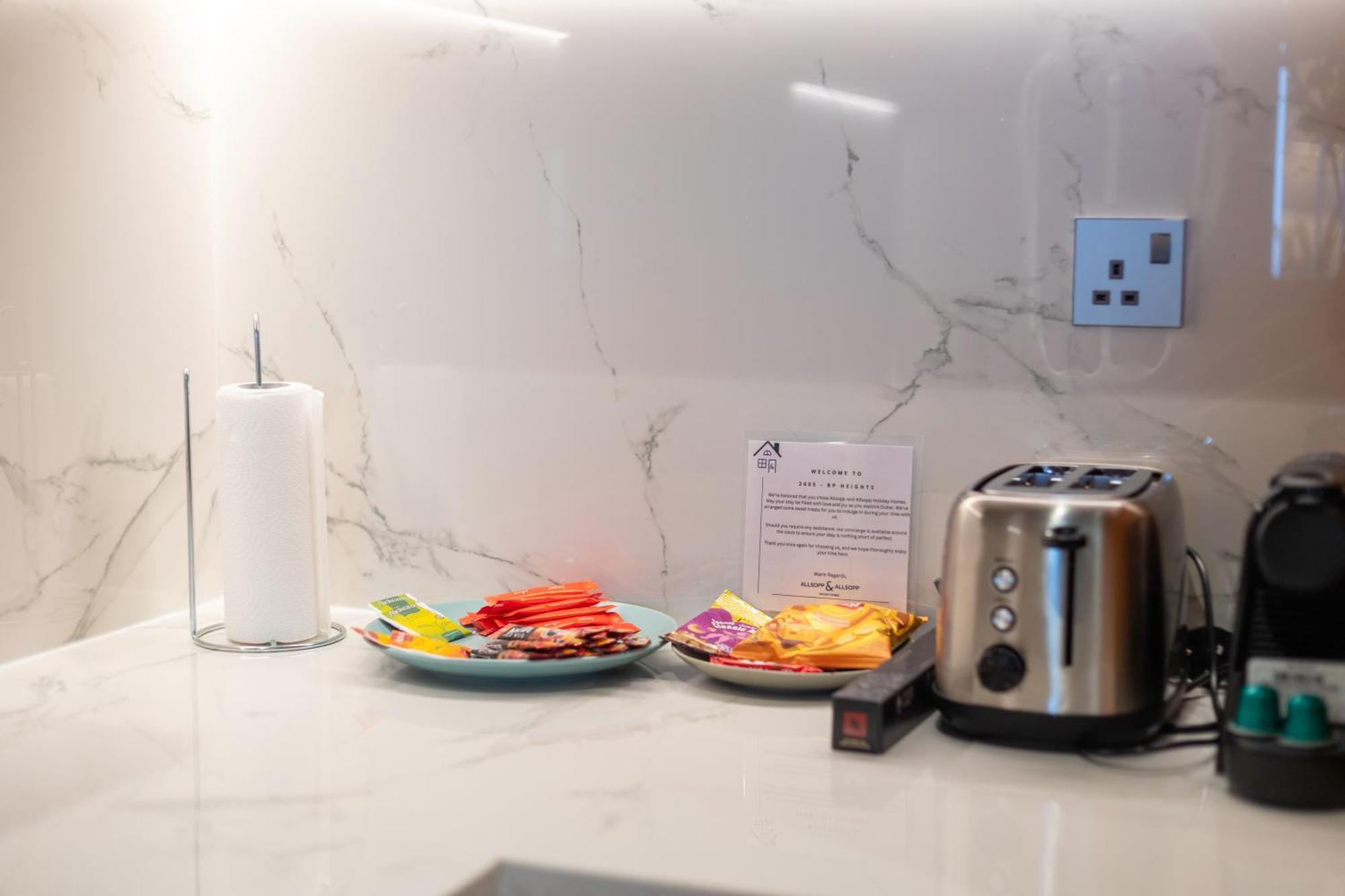Modern 1Br Apartment, High Floor, Near Dubai Mall Eksteriør bilde